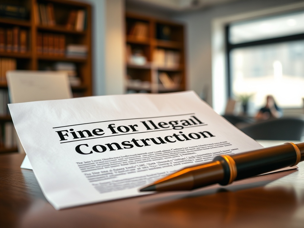 НовоДом | Какие штрафы за незаконное строительство